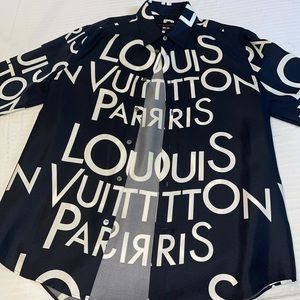 Authentic Louis Vuitton silk shirt